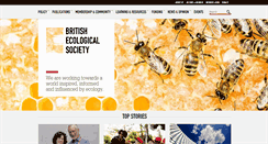 Desktop Screenshot of britishecologicalsociety.org